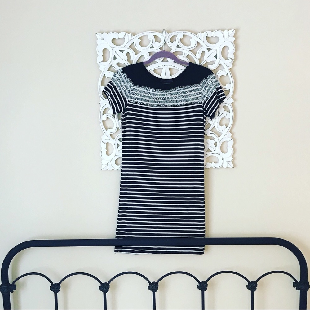 🆕 🦓 THML 🦓🆕 Striped Lace Dress